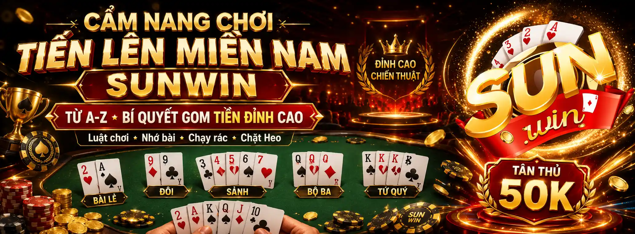 Cẩm Nang Chơi Tiến Lên Miền Nam Sunwin Từ A-Z Cho Bài Thủ