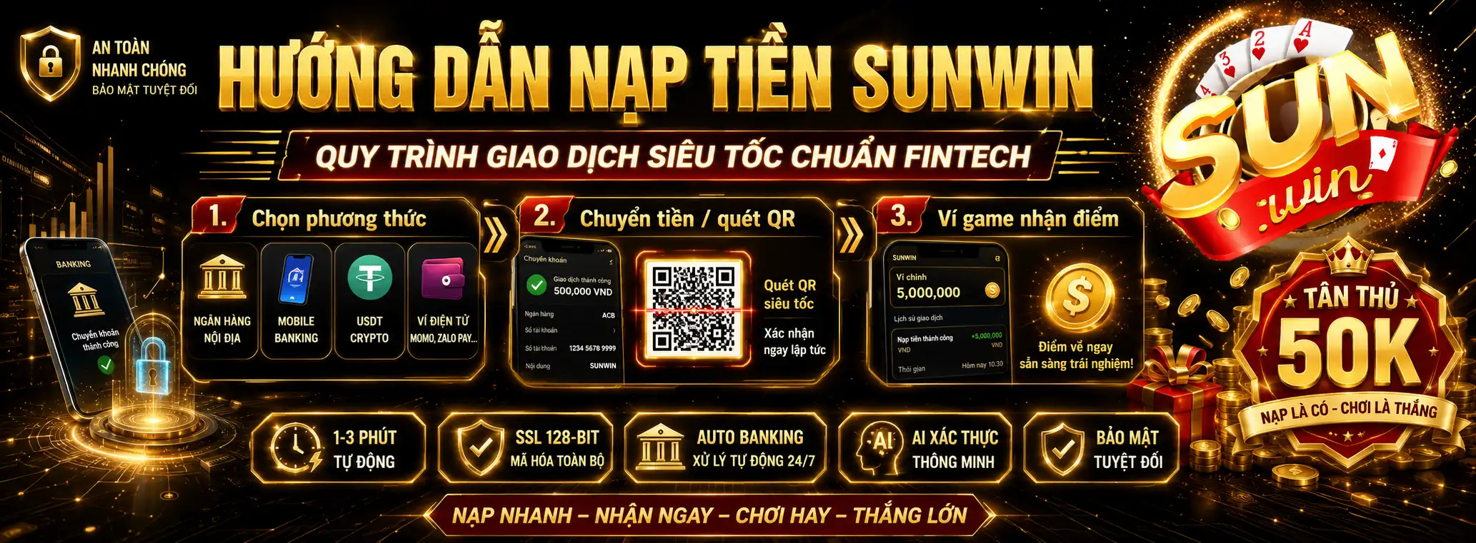 Hướng Dẫn Nạp Tiền Sunwin – Quy Trình Giao Dịch Siêu Tốc Chuẩn Fintech 1 Hướng Dẫn Nạp Tiền Sunwin – Quy Trình Giao Dịch Siêu Tốc Chuẩn Fintech